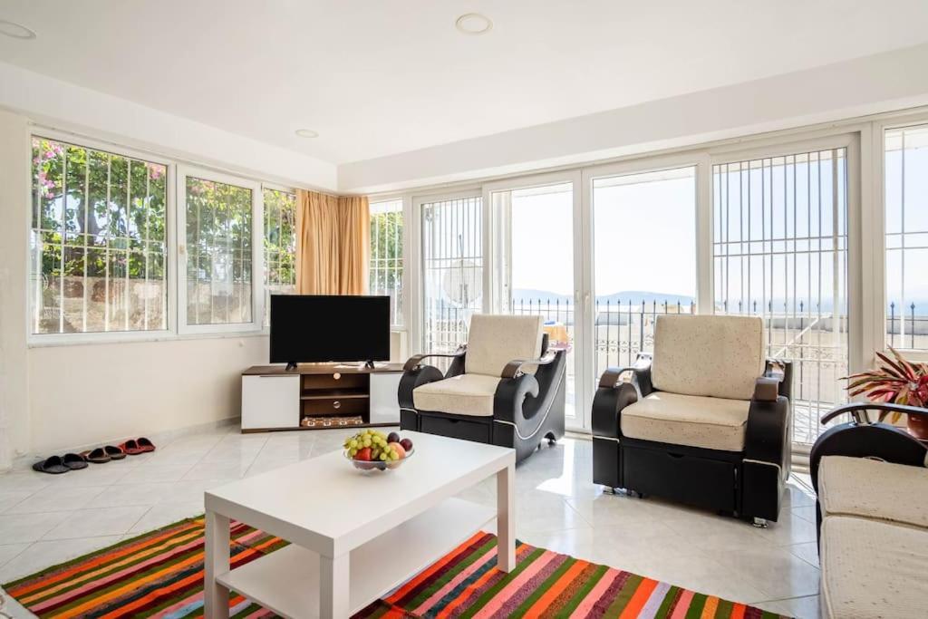 Bodrum Burcu Residence, Magnificent Sea View, Cozy, Free Otopark, Free Wifi Exteriér fotografie