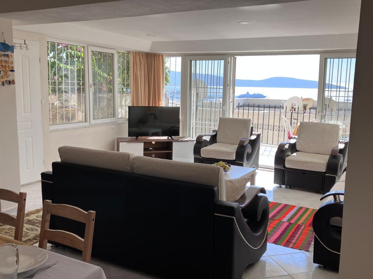 Bodrum Burcu Residence, Magnificent Sea View, Cozy, Free Otopark, Free Wifi Exteriér fotografie