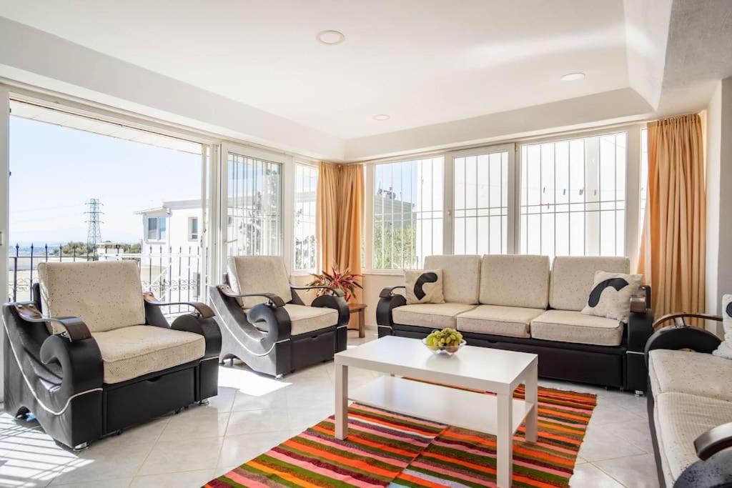 Bodrum Burcu Residence, Magnificent Sea View, Cozy, Free Otopark, Free Wifi Pokoj fotografie